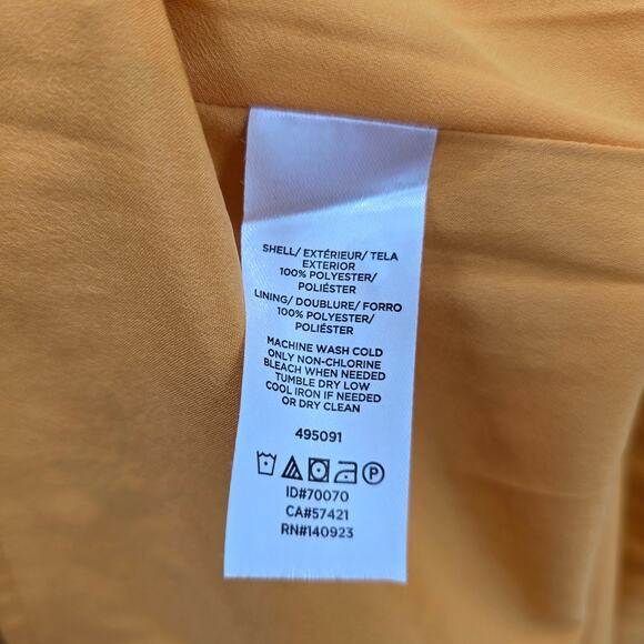 Ann Taylor Loft Yellow Floral Flare Flirt Knee Length Extra Small XS - Picture 6 of 6